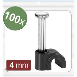 Quadrios 24CA428 Nagelschellen 24CA428 Bündel-Ø-Bereich 2 bis 4 mm Schwarz 100 St.