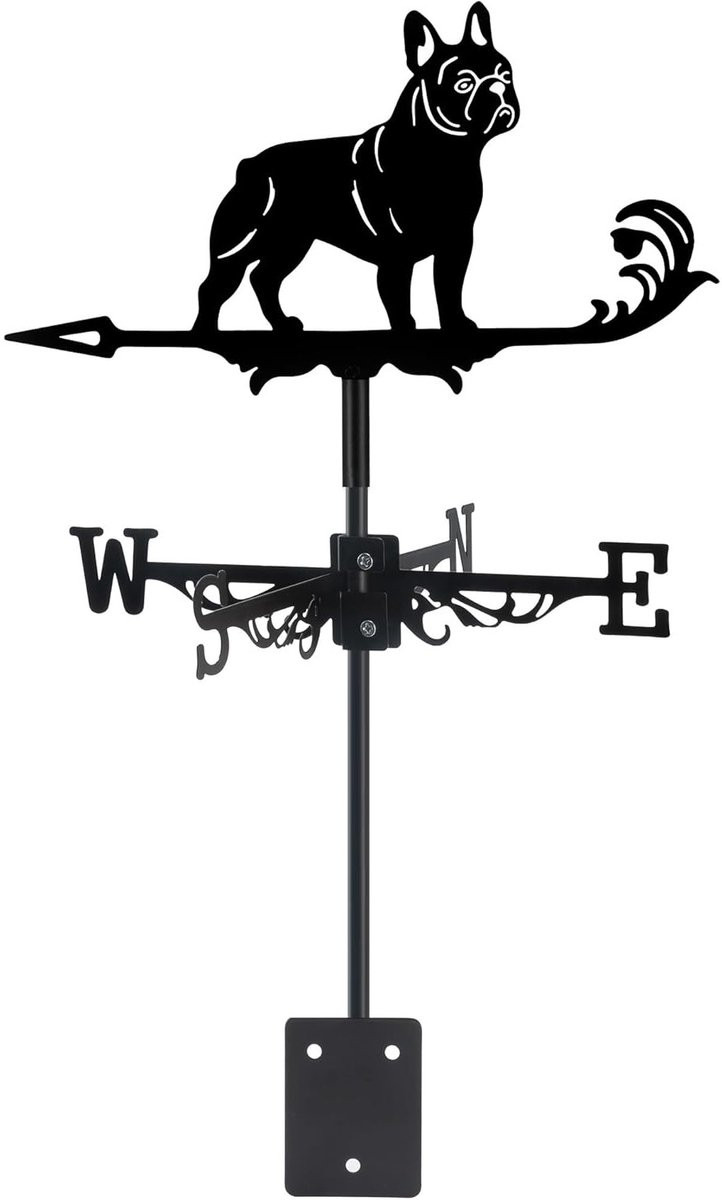 Windwijzer FXB50 - Decoratieve smeedijzeren windwijzer - Weerbestendig voor tuin en dak