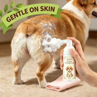 Happy Pet Pantry Waterless Dog Shampoo Foam 60ml No Rinse Pet Grooming Cleaner Waterless Dog Shampoo Foam 60ml No Rinse Pet Grooming Cleaner