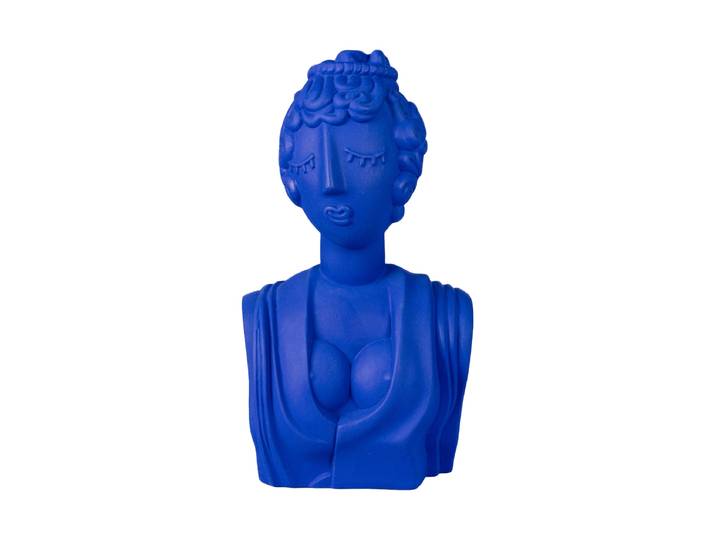 In- & Outdoor Design Büste „Magna Graecia Poppea“ Blau Seletti