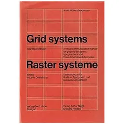 Rastersysteme für die visuelle Gestaltung. Grid systems in g, Fachbücher von Josef Müller-Brockmann