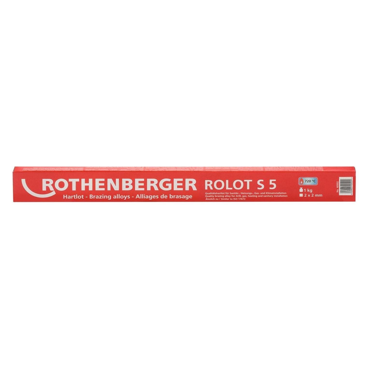 Rothenberger ROLOT S5, ähnlich ISO 17672, 2x2x500mm, 1kg (40502)