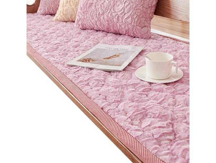 Flauschige Sofabezüge Haustiere (2-3 Kissen), Sofaüberzüge,(Pink,70x180cm)