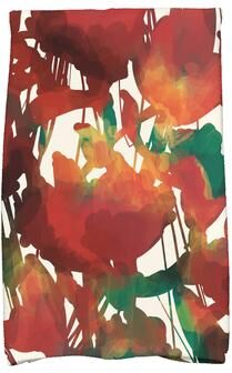 E by Design 18 x 30-inch Abstract Floral Floral Print Hand Towel