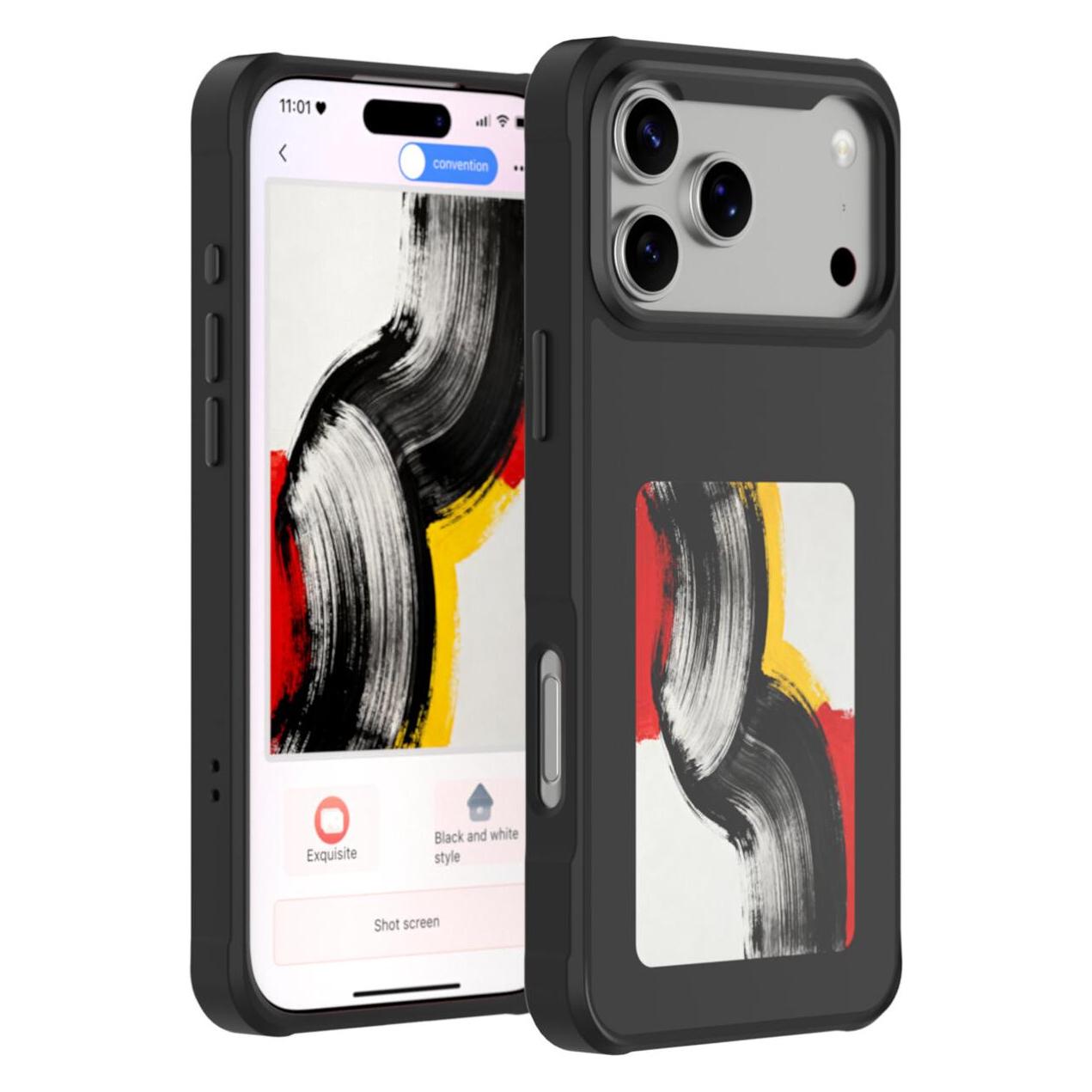 4smarts E-Ink Cover mit NFC-Display (Apple iPhone 17 Pro Max) (541789)