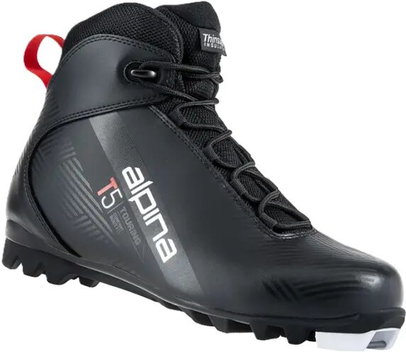 Classic Cross Country Ski Boots Alpina T5 (Black - 5.5)  - Black;Red - Size: 5.5 UK