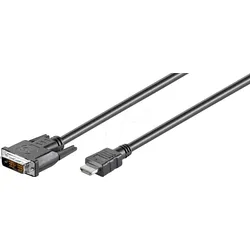 GOOBAY 50580 - HDMI/DVI Kabel, DVI auf HDMI, 1080p, 2 m