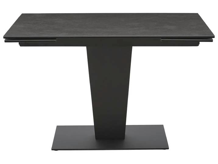 Esstisch LAGO 120(180) x 80 cm Glaskeramik/schwarz