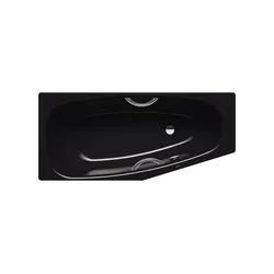 Kaldewei MINI STAR RECHTS Badewanne, 1570x750 mm, schwarz, Vollantislip-Emaillierung