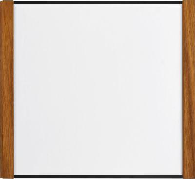 moedel Türschild LMH, Aluminium- und Holzrahmen, Holzart wählbar, Polyester-Abdeckung, Klebemontage, B 159,5 x H 150,5 mm, schwarz/Eiche