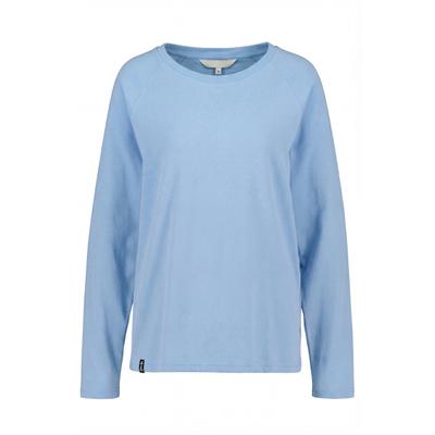Langarmshirt ALIFE & KICKIN, Damen, Gr. XL, fjord, 100% Baumwolle (Bio), Rundhals, Shirts Langarmshirt
