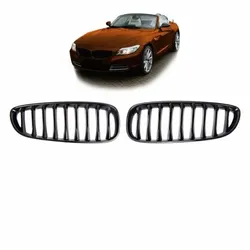 Kühlergrill / Sportgrill Single passend für BMW Z4 E89 schwarz glanz