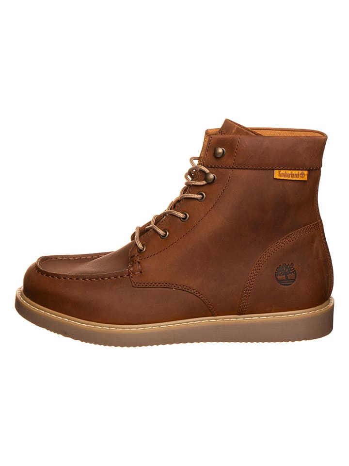 Timberland Leder-Boots "Newmarket II" in Hellbraun - 42