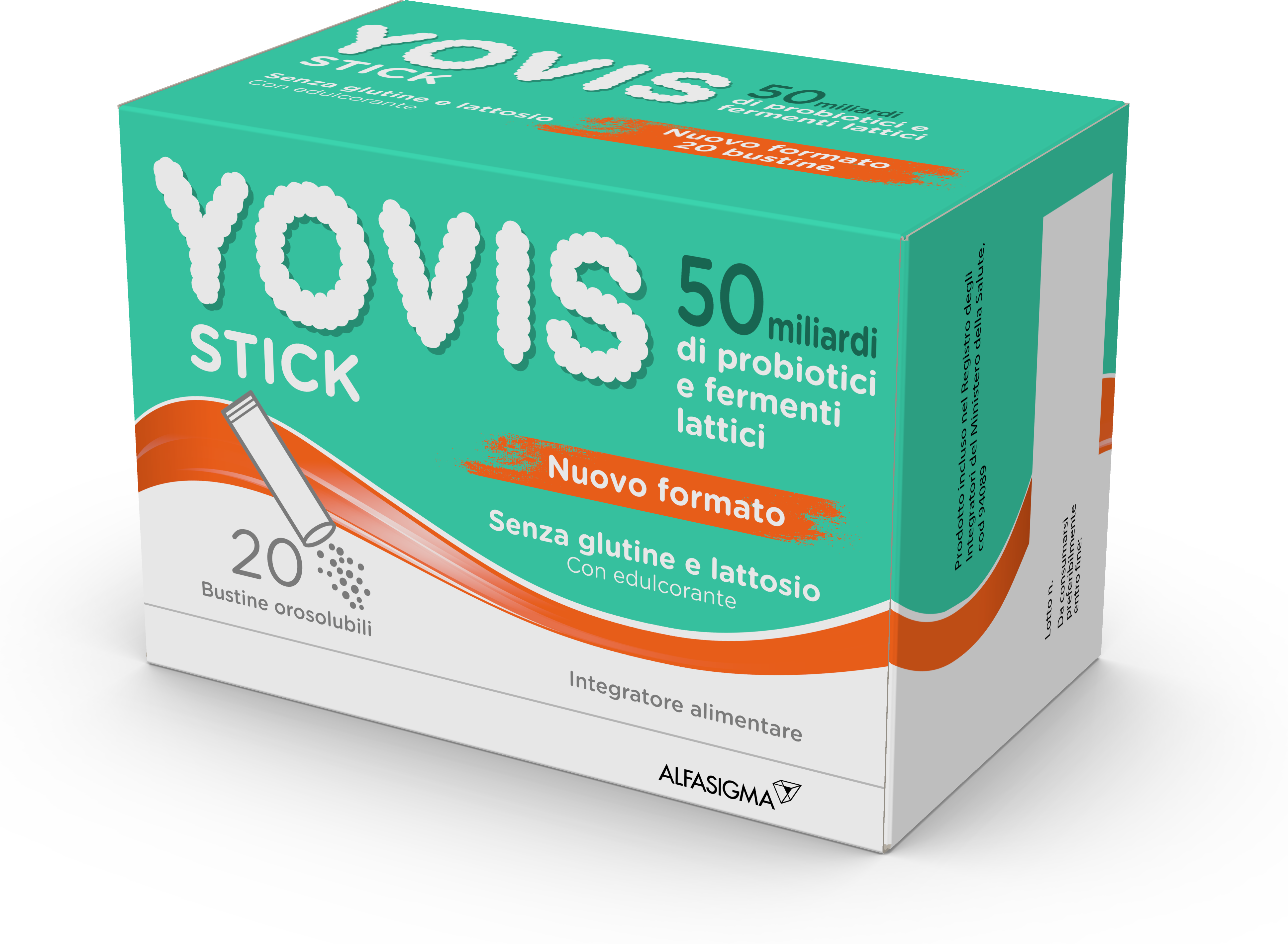 ALFASIGMA SpA Yovis Stick, 20 Bustine