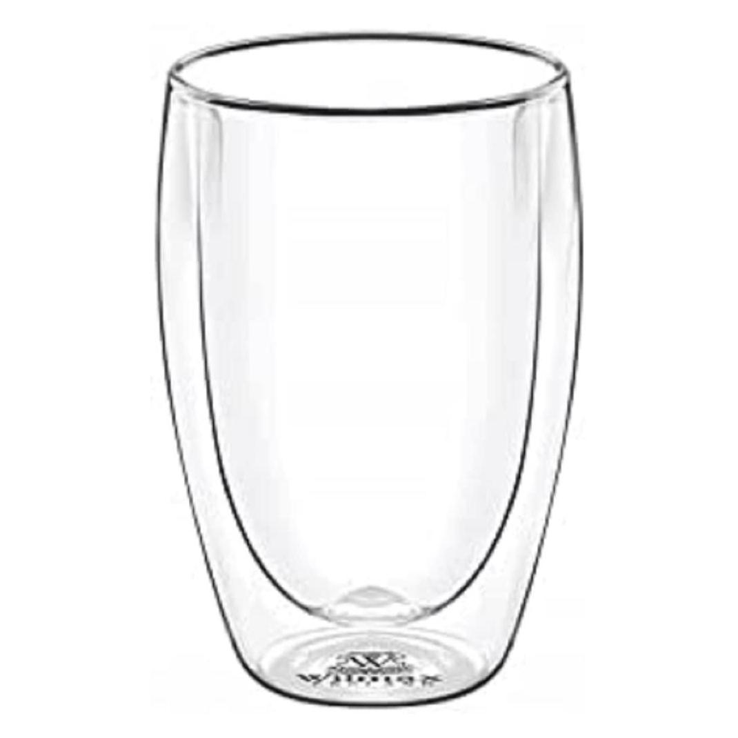 Bredemeijer Wilmax doppelwandiger Glasbecher - 300 ml - Thermobecher für heisse und kalte Getränke (0.30 l) (42295087)