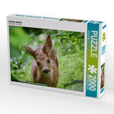 CALVENDO Puzzle Sanftes Rehkitz 2000 Teile Puzzle quer | 2000 Teile Lege-Größe 90 × 67 cm Foto-Puzzle für glückliche Stunden