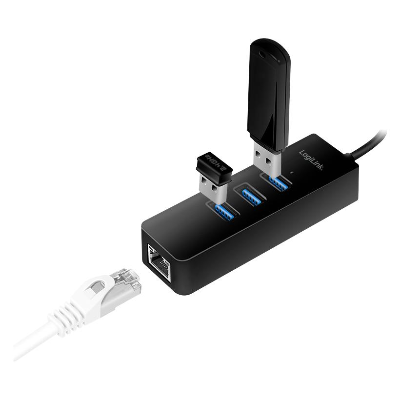 LogiLink UA0283 (USB-C, 4 Ports) (UA0283)