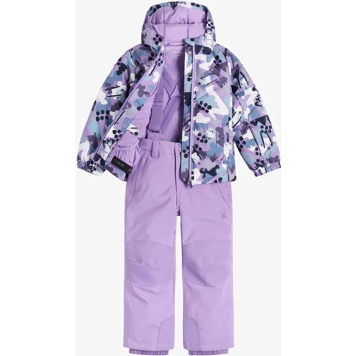 Spyder Frosty Snow SET violet dust (DVI) 3 SPO02242LG-DVI-3