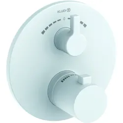 Kludi Nova Fonte Wannenthermostat 208105315 Unterputz Thermostat, mattweiß