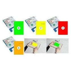 Rillprint, Etiketten, Fluoreszierende Etiketten, 210 x 148 mm, orange selbstklebend, für Inkjet-, Laser-, Farblaserdrucke