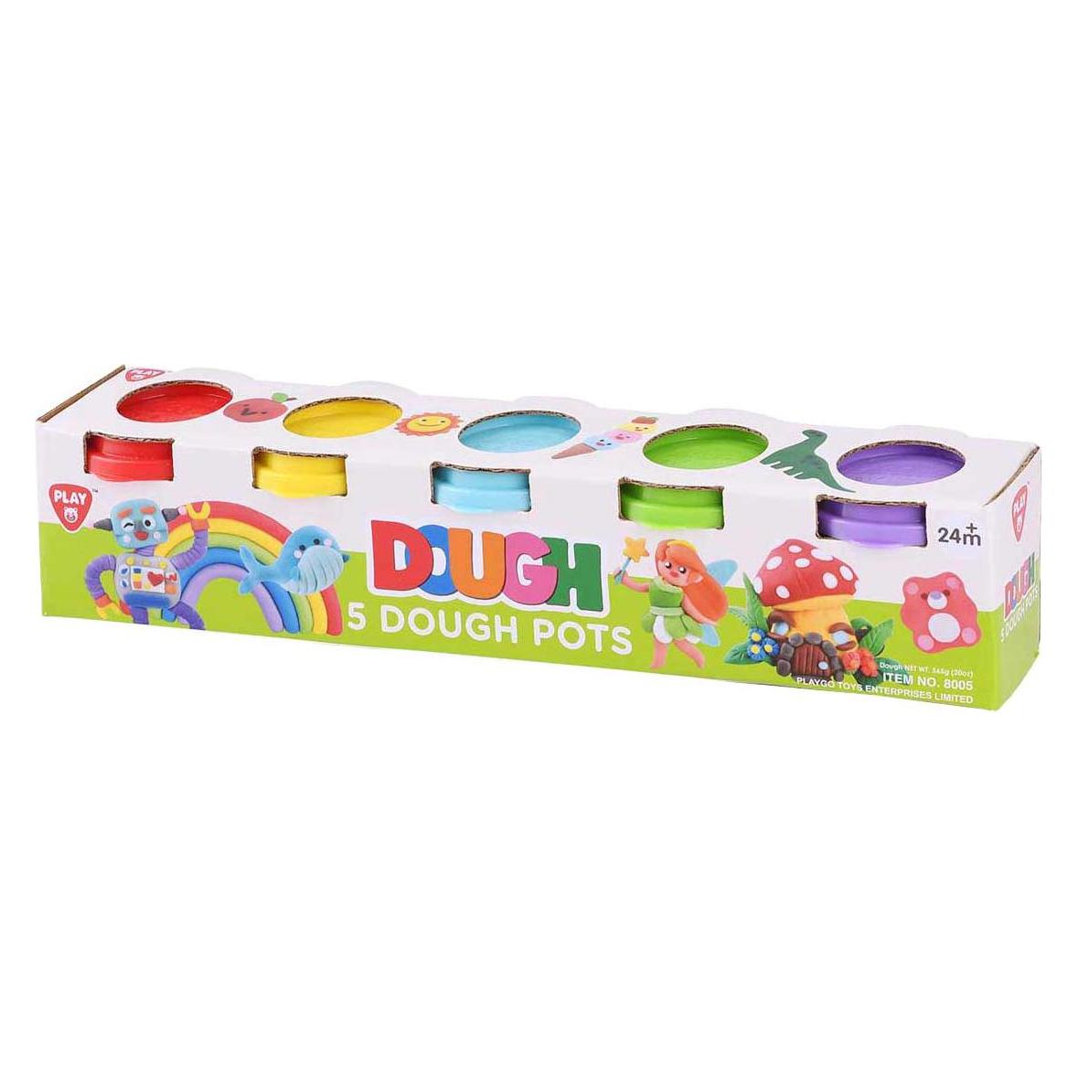 PlayGo Knete-Set, 5 Farben - 5 x 113 g (65836826)