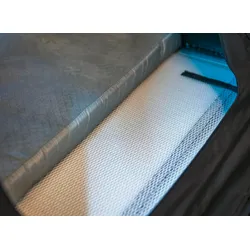 Punii Matratzenbezug für Dachzeltmatratzen grau Breite 140 cm