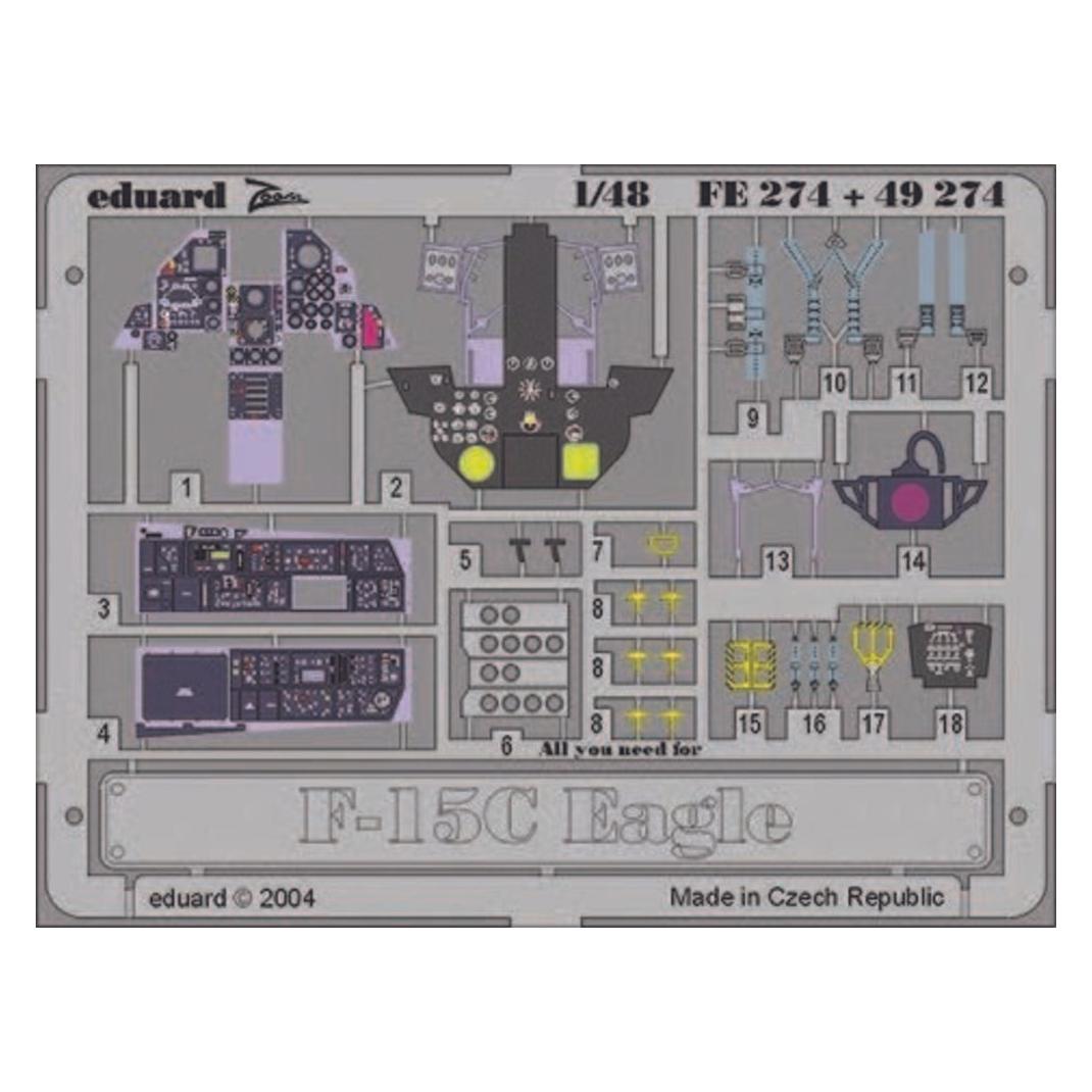 Eduard F-15C Eagle Interior Set (49274)