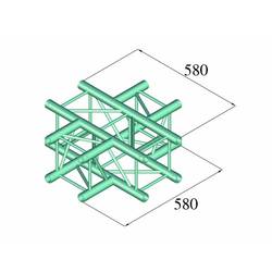 Alutruss DECOLOCK DQ4-PAC41 4-Punkt Traverse Kreuzstück 90 ° 60301758