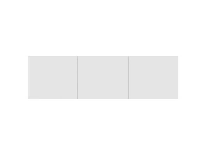 Meuble TV Blanc brillant 140x40x35 5 cm Aggloméré LVD - VINGVO - Classique - Intemporel - Porte(s) - Brillant