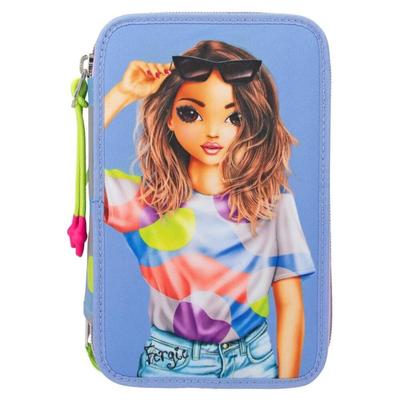 Buntstift DEPESCHE "Federtasche TOPModel 20 x 13 x 7 cm bunt", Kinder, bunt, Kunststoff, Stifte