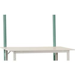 Manuflex AS1661.0001 Aufbausäulen in Graugrün HF 0001 für alle PACKPOOL Standard Packtische, Nutzhöhe 600 mm