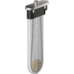 Hansgrohe sBox Wannenrandset oval Axor BSO Edelstahl Optic DN15, leise, leichtgängig, geschützte Schlauchführung, max. Ausziehänge Handbrause 1,45 m