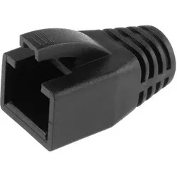 ACT RJ45 black boot for 8.0 mm cable. Colour: Black Cable boot rj45 8.0mm black, Server Zubehör, Schwarz