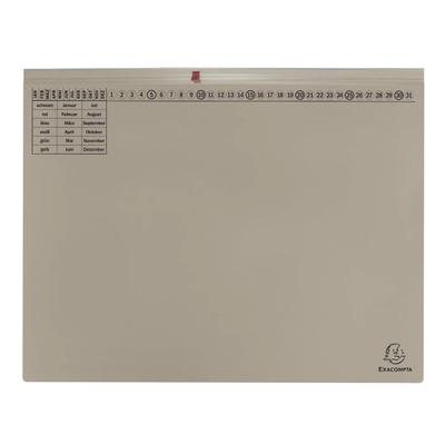 Exacompta 370310B 25x Exaflex Premium Hängehefter 2 Abheftv. Linksheftung - Grau