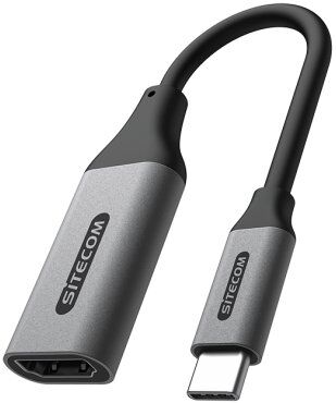 Adattatore video Sitecom AD 1002 4K USB C to HDMI 2.0 adapter Grey