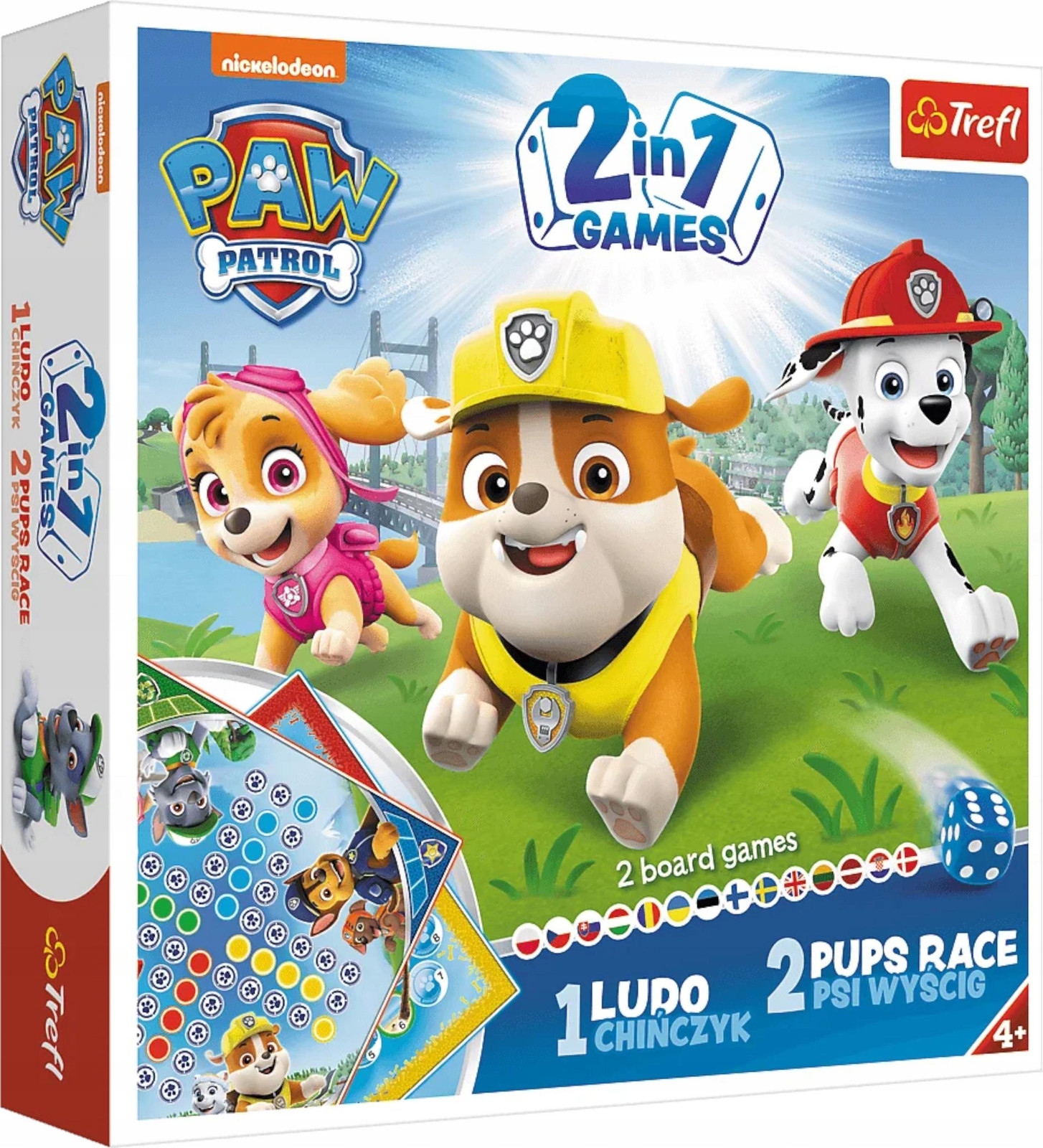 Trefl Paw Patrol 2in1 Ludo Bordspel 01896