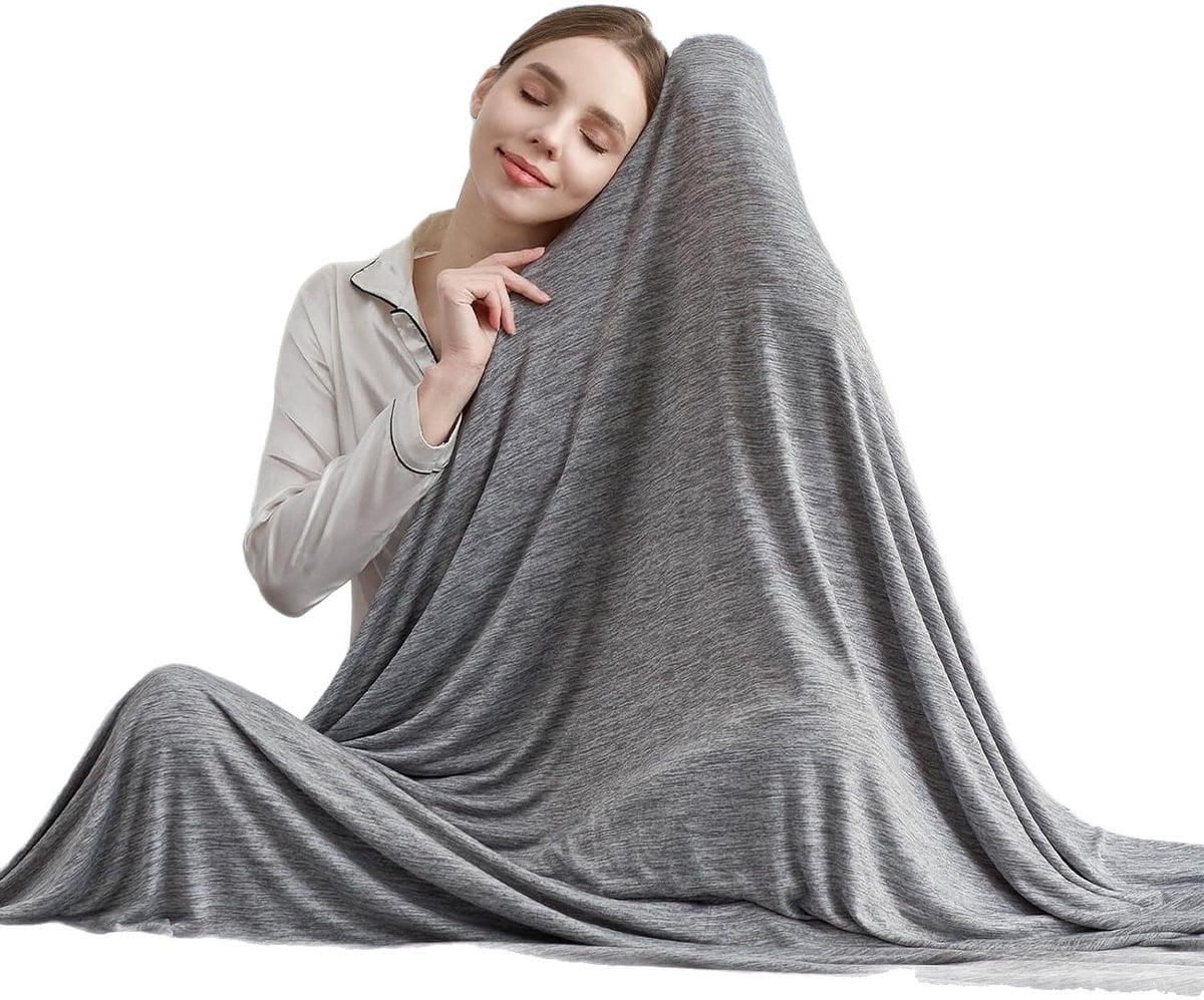 Koeldeken Cooling Blanket voor volwassenen - 100 x 150 cm - Absorberend, fris en luchtig zomerdekbed