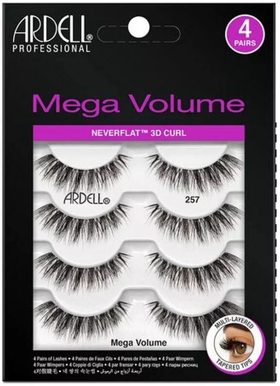 Ardell - Künstliche Wimpern Multipack, Mega Volume257, 4 Paar, Black