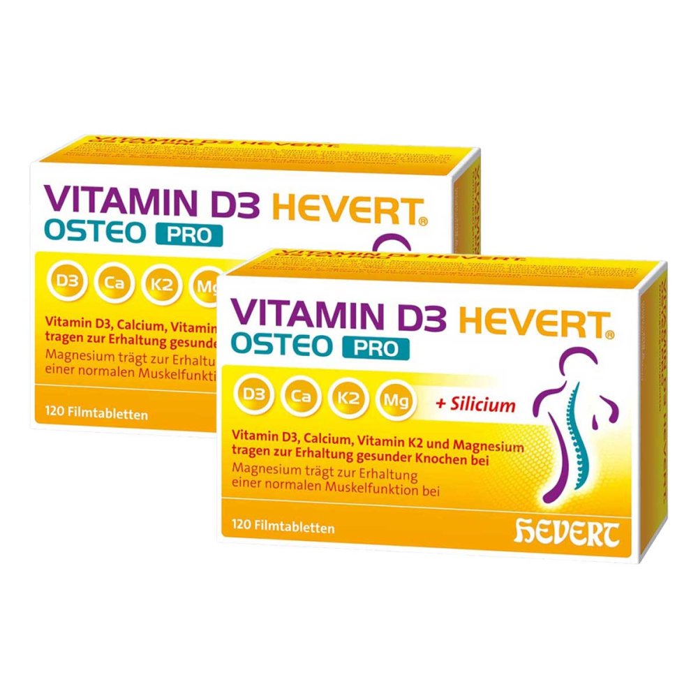 Hevert-Arzneimittel GmbH & Co. KG Vitamin D3 Hevert Osteo Pro Filmtabletten 08108673