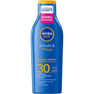 Nivea Sonnencreme Sun Schutz & Pflege, LSF 30, 200 ml, wasserfest