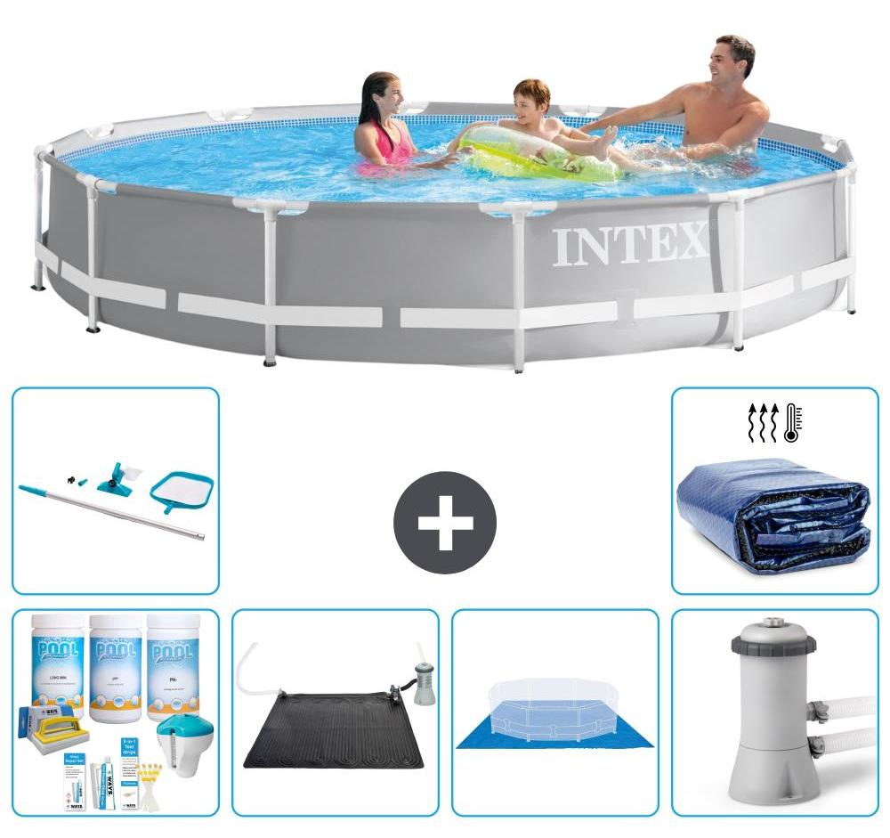 Prism Frame Pool Rund - 366x76 cm - 7-teilig S20527