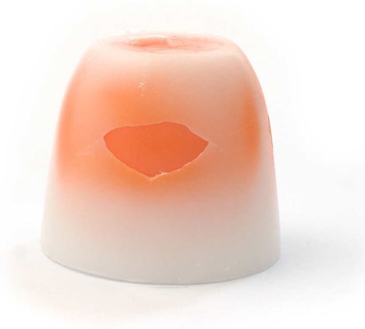 El Oro De Los Andes Vela Energética Artesana 100% Vegetal Naranja 63g