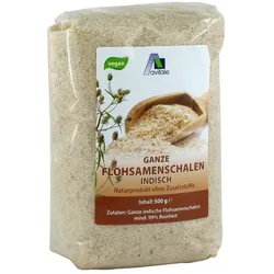Avitale Ganze Flohsamenschalen Indisch 500 g