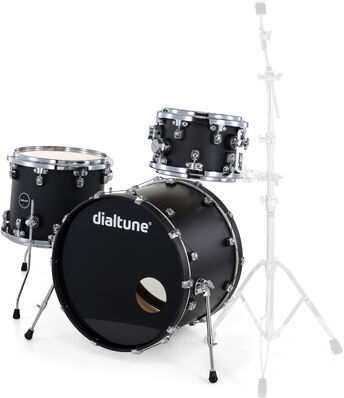 Dialtune 3-pcs Maple Set Matte Black Matte Black