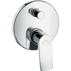 hansgrohe Metris Einhebel-Wannenmischer Unterputzmodell mit Sicherungskombination, 31487000