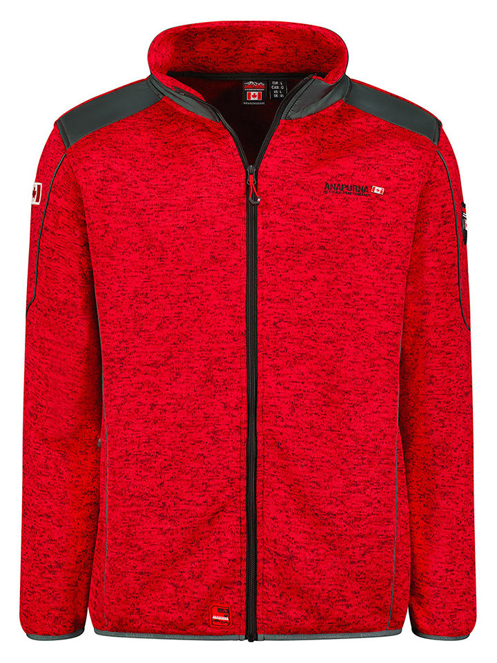 ANAPURNA Fleecejacke "Turbine" in Rot - L