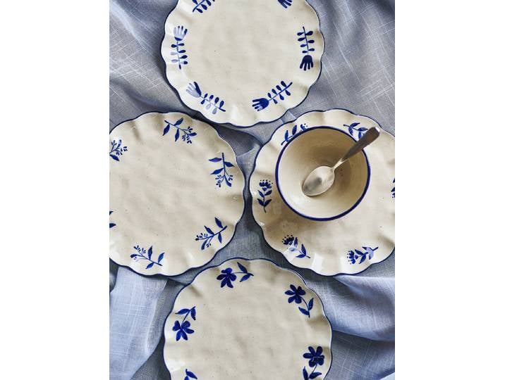 Assiettes Eimy lot de 4 Ø 21cm Bleu