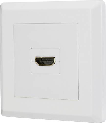 Renkforce RF-4724906 HDMI Adapter [1x HDMI-Buchse - 1x HDMI-Buchse] Weiß vergoldete Steckkontakte