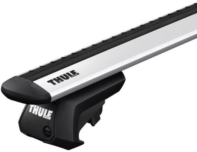 Pack Complet 2 Barres De Toit Avec Fixations Thule Wingbar Alu