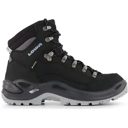 Lowa, Damen, Wanderschuhe, Renegade Mid Mid Gore-Tex (37), Schwarz
